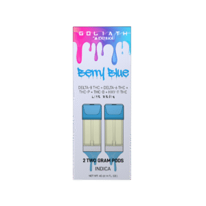 Berry Blue Goliath 2Gram Pods delta extrax new strongest best brand get near me