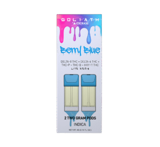 Berry Blue Goliath 2Gram Pods delta extrax new strongest best brand get near me