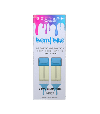Berry Blue Goliath 2Gram Pods delta extrax new strongest best brand get near me
