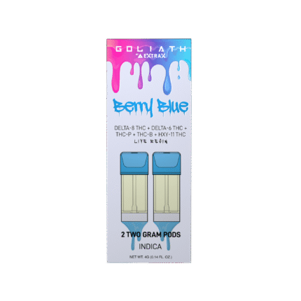 Berry Blue Goliath 2Gram Pods delta extrax new strongest best brand get near me