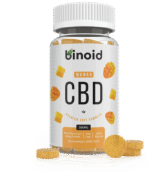 Binoid CBD Mango Fruit Gummies 300mg Hemp Organic buy online