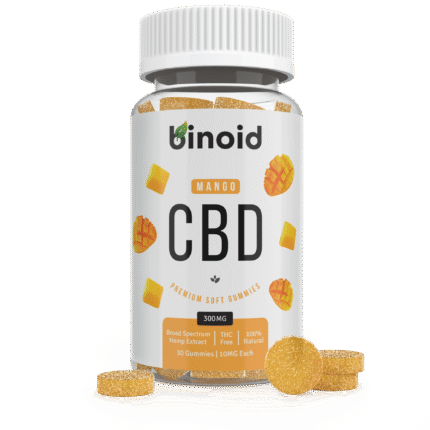 Binoid CBD Mango Fruit Gummies 300mg Hemp Organic buy online