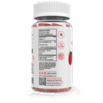 Binoid CBD Gummy Sour Strawberry 300mg Nutritional Fact Ingredients Label