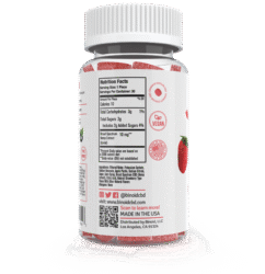 Binoid CBD Gummy Sour Strawberry 300mg Nutritional Fact Ingredients Label