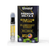 Delta 8 Live Resin Vape Cartridge - Blueberry Kush