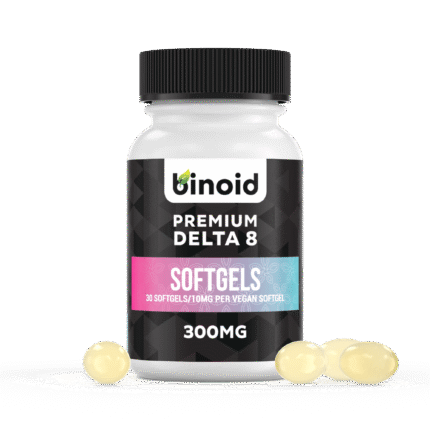 Best Delta 8 THC Softgel Capsule Vegan 300mg For Sale Online