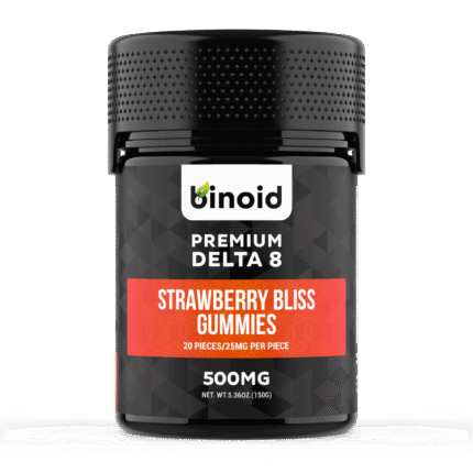 Delta 8 THC Gummies Strawberry Bliss 25mg 500mg Best Buy Online For Sale Discount Packaging