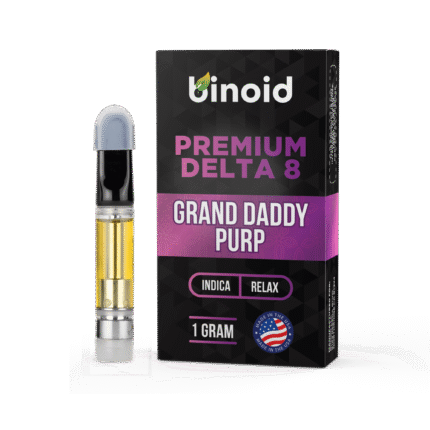 Delta 8 THC Vape Cartridge - Grand Daddy Purp