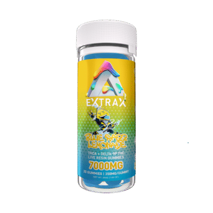 delta extrax adios 7000mg gummies thca delta9p blue razz lemonade get near me best brand