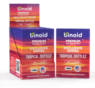 5 Gram THCA Disposable Get Near Me Tropical Zkittlez Exclusive Series Binoid Rechargeable THCP HHCP
