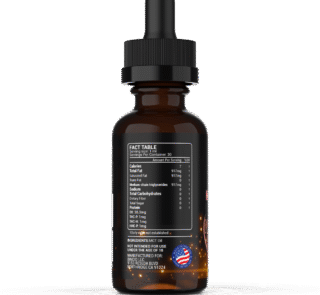 Knockout Blend Tincture Nutritional Facts Table Ingredients Strength