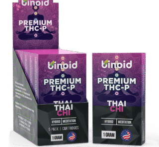 THCP Vape Cartridge Wholesale Distro Box 5Pack Strongest Legal Thai Chi Hybrid
